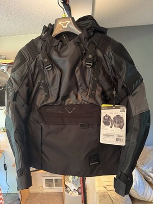Macna Tryton Motorcycle Jacket - Large - Black