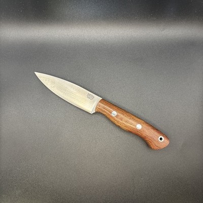 Bark River Knives Mini Aurora CPM 3V Natural Canvas w/ Black Liners