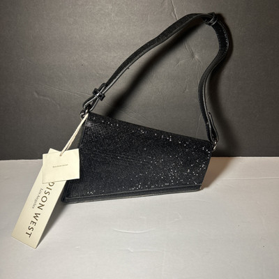 NEW NWT MADISON WEST Rhinestone Crystal Embellished - Main Image