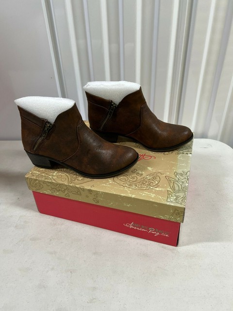 Abby Almond Toe Ankle Fashion BOOTS 