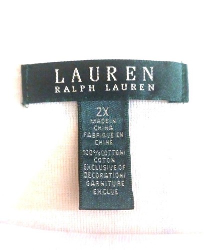 NWT Lauren Ralph Lauren Midi Dress 2X Striped Boat Neck Nautical Resort $129 - Picture 12 of 15