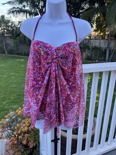RTLS $150 RALPH LAUREN POLO WOMENS 1 PC WINE SWIMSUIT SZ 8