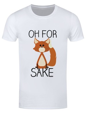Oh for Fox Sake weißes Herren-T-Shirt