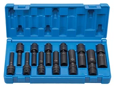 Grey Pneumatic 9712Umd 1/4" Surface Drive 12 Pc. Deep Univ Metric Set New!