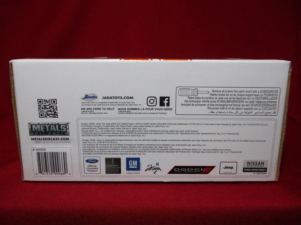 1957 Chevy Bel Air Silver Bigtime Kustoms Jada Toys 1/24 Scale BelAir Car - image 3 of 3