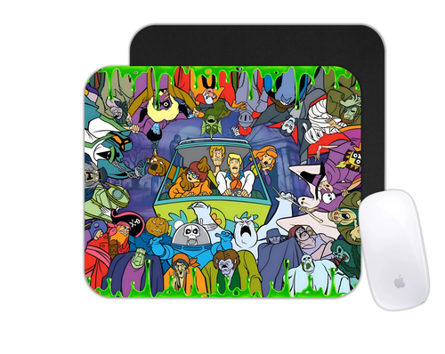 Custom Mouse Pad Personalized Office Desk Mat for Cartoon Fans - Scooby Gang