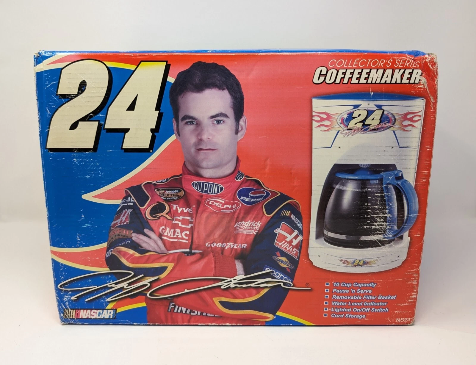 Jeff Gordon Nascar Sunbeam 10 Cup Coffee Maker Collectors Series *Open Box*