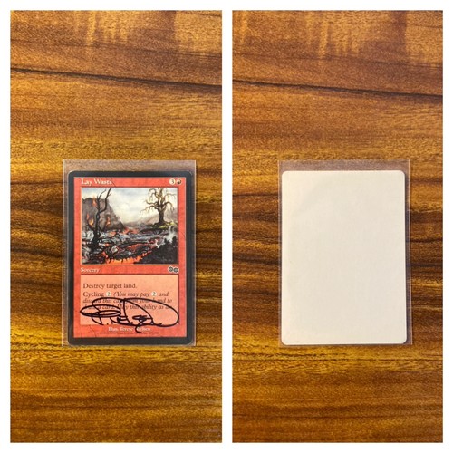 MTG✨Artist Signed LAY WASTE Artist Proof CARD/PRINT✨Urza’s Saga 1998 T. NIELSEN - Picture 5 of 8