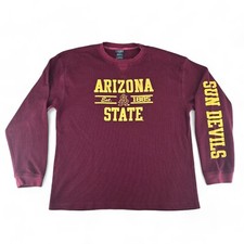 Arizona State University Pro Edge Sweatshirt Mens XL Front Sleeve Spell Out