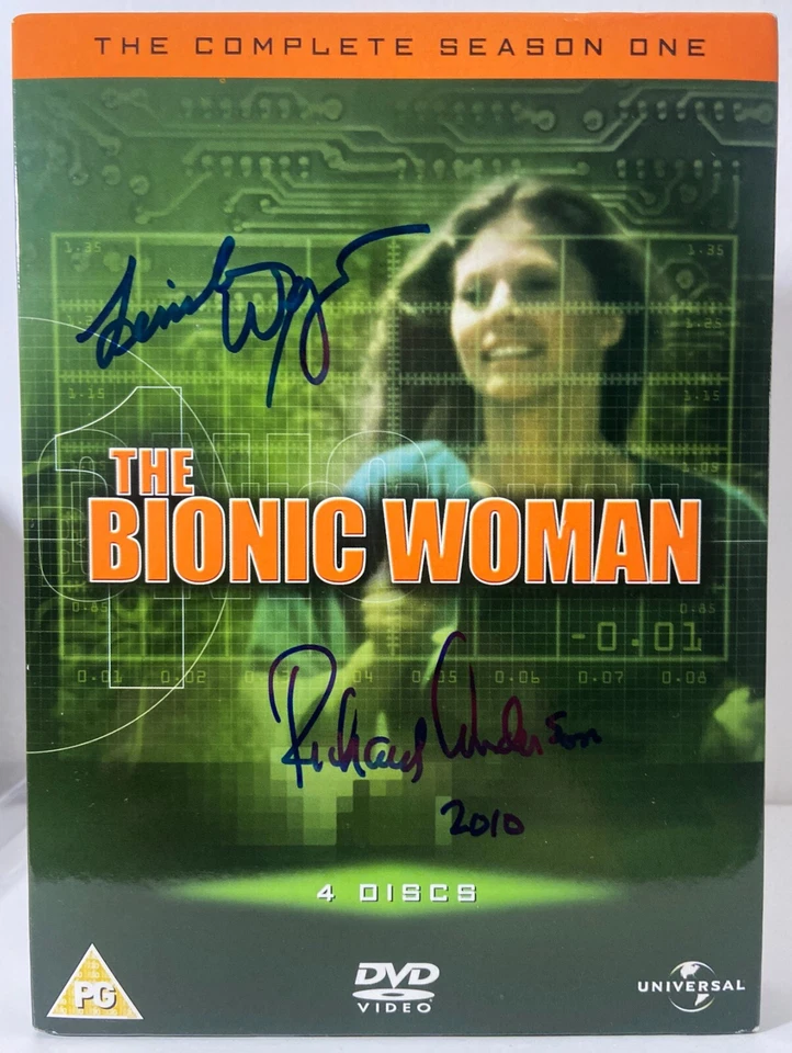 BIONIC WOMAN Season 1 DVD (REGION 2 PAL) signed by Lindsay Wagner & R. Anderson - Image 2 of 4