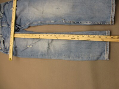 ZARA PREMIUM COLLECTION Size 4 Womens Blue Light Wash Zip