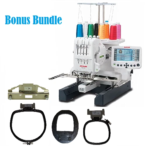 Máquina de bordar Janome MB4 S MB 4S MB4S de 4 agujas con paquete adicional Foto 4 de 4