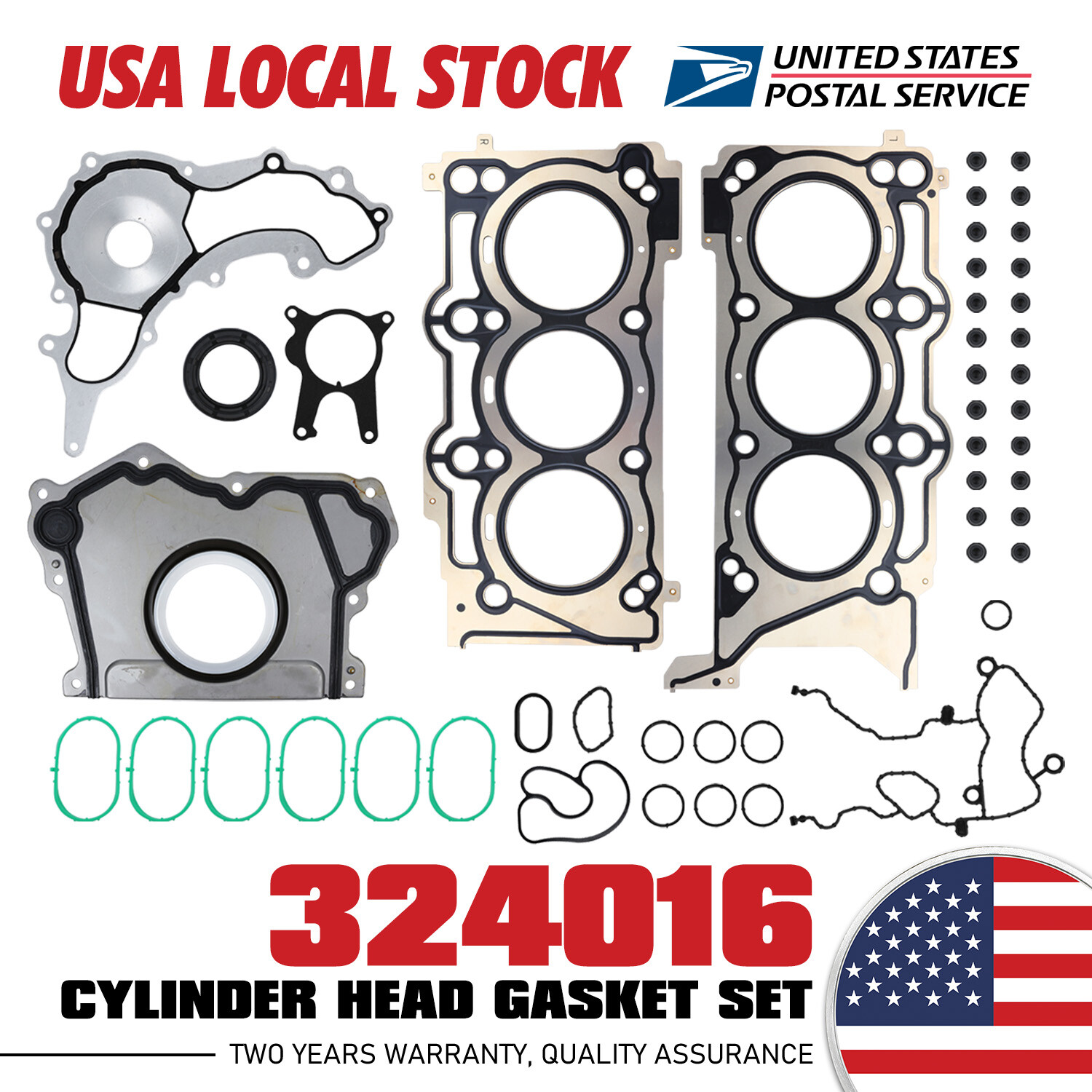 For Maserati Ghibli Quattroporte Levante Engine Cylinder Head Gasket Repair Kit
