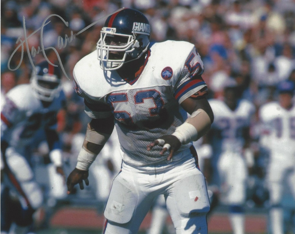 Harry Carson, New York Giants, Signed, Autographed, 8X10 Photo, a COA with the Proof Photo of Harry Signing Will Be Included, Harry Carson, New York Giants, Signed, Autographed, 8X10 Photo, a COA with the Proof Photo of Harry Signing Will Be Included,