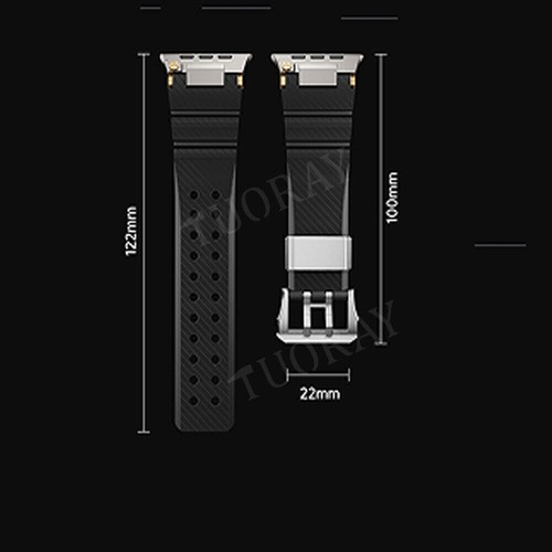 Cinturino Silicone per Apple Watch Ultra 2 49mm Serie 10 9 8 7 6 5 4 3 42mm 46mm - Foto 14 di 94