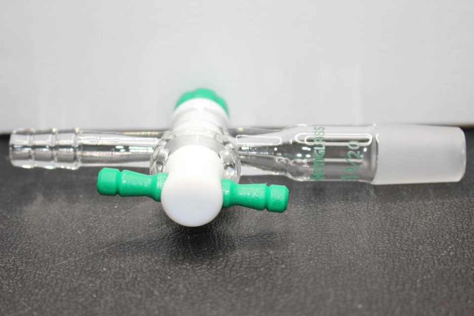 NEW Chemglass Flow Control Adapter 2mm Stopcock 14/20 Inner Joint CG-1029-14 - Image 2 of 4