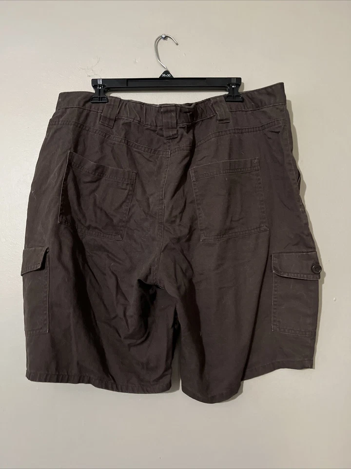 Vintage Basic Editions Brown Cargo Shorts Size XL Women - Image 2 of 3