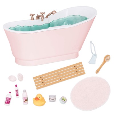 by Battat- Bath & Bubbles Deluxe Set for 18'' Dolls- Toy, Doll & Accessories f...