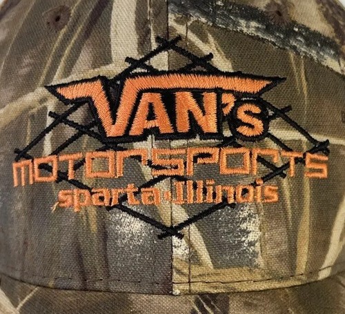 Van’s Motorsports Sparta, IL Camo Hat Cap Adjustable - Picture 3 of 9