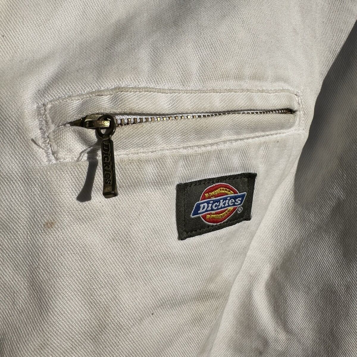 Vtg Dickies Jacket White Detroit Workwear Men XXL Blanket Vtg Dickies Jacket White Detroit Workwear Men XXL Blanket