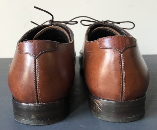 Jimmy Choo Prescott Cap-Toe Brown Lace-Up Oxford Dress Shoes - EU44/US11 - Picture 7 of 9