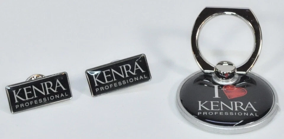 I LOVE KENRA HAIR PINS & CELL PHONE ROTATING FINGER RING GRIP AND STAND - Image 2 of 3