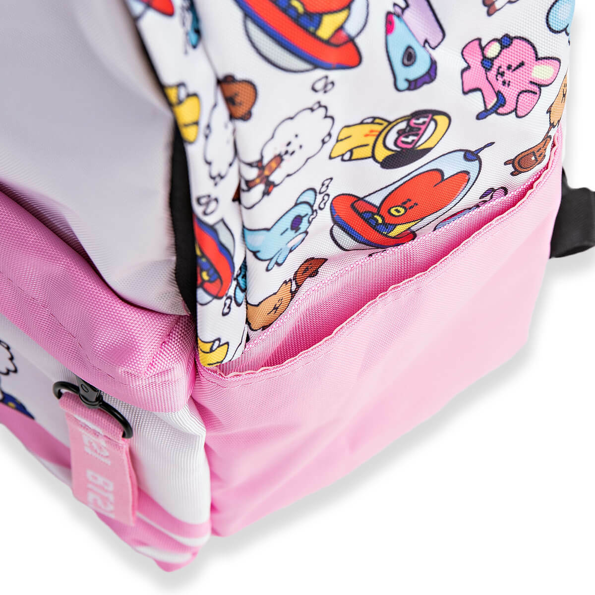BT21TATAリュック BTS BT21 URBAN NYLON BACKPACK PINK RJ VAN TATA MANG CUTE