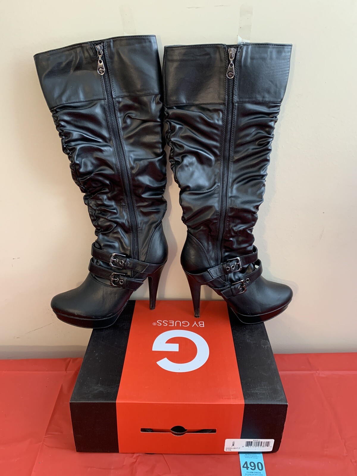 guess black multi ll boots