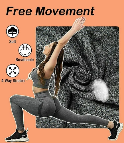 Damen Anti Cellulite Yoga Hose Leggings Kompression Push Up Fitness Gym Leggins` - Bild 6 von 39