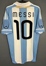 MEN'S MESSI #10 ARGENTINA NATIONAL 2010/2011 SOCCER FOOTBALL SHIRT JERSEY SIZE S