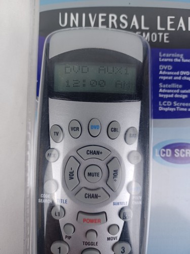 Zenith ZNLCD7 7 Device Universal Remote Control LCD Screen Learning. Brand New!! - Picture 2 of 8