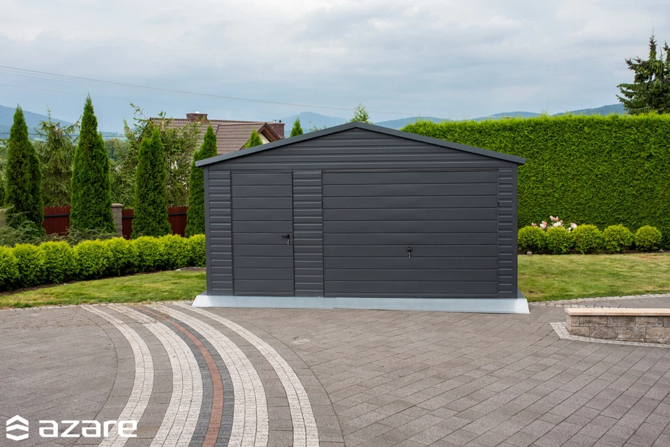 Doppelgarage Fertiggarage XXL Garage VERZINKT | VERSTÄRKT | SICHER| LANGLEBIG - Bild 2 von 4