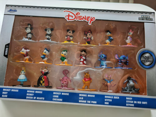 Walt Disney Figuren 18 Stück Nano Metalfigs Serie 1 ca. 3-4cm Exclusiv OVP schön - Bild 1 von 3