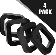 2.5 Inch Hitch Receiver Foam Silencer Pad to Reduce & Eliminate Rattle - 4 Pack