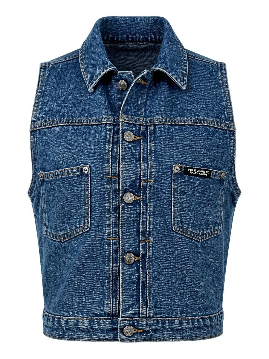 ベスト 90s vintage Polo Jeans ralph lauren vest Ralph Lauren Denim Vests for Women for sale | eBay