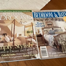 Better Homes & Gardens Decorating Bedrooms Baths Magazines Set Of 2 Issues