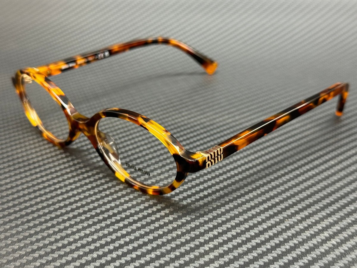 MIU MIU(ミュウミュウ)リガード メガネ ハバナ 01XV 19P1O1 MIU MIU MU 01XV 19P1O1 Light Havana Women's 50 mm Eyeglasses