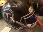 CALVIN RIDLEY SIGNED TITANS FULL SIZE SPEED ON FIELD AUTHENTIC HELMET, VISOR, 3D — photo 3