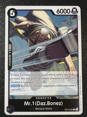 Mr.1(Daz.Bonez) R OP14-090  Foil The Azure Sea's Seven