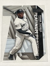 2021 Topps #PDC-10 Frank Thomas Platinum Players Die Cut Blue