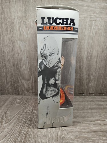 CMLL Lucha Legends MISTICO Wrestling Action Figure On Stand New DAMAGED BOX RARE - Picture 4 of 7