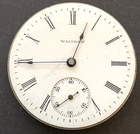 Antique 1905 Waltham Model 1899 610 Pocket Watch Movement Parts/Repair 16s 7j