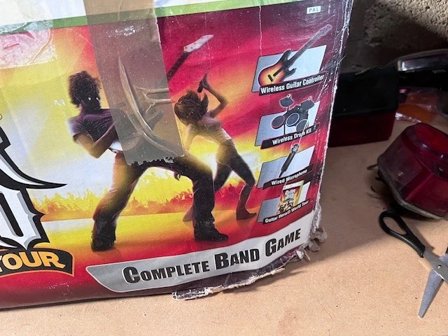 Guitar Hero World Tour Xbox 360 Wireless Drum Kit Drums Bundle Controller & Game - Image 3 of 4