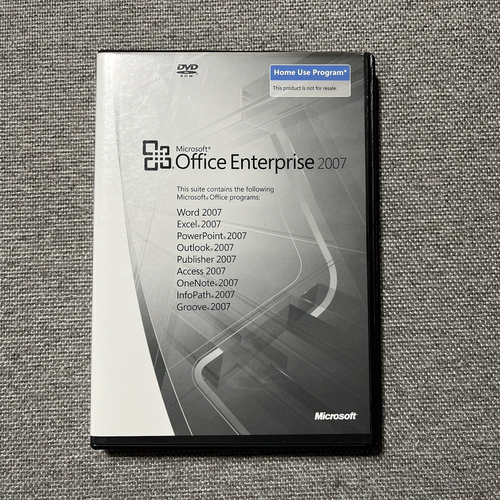 Microsoft Office Enterprise 2007 (Home Use) w/Key (Word, PowerPoint, Excel, Etc) - Picture 1 of 2