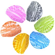 Seashell Hair Claw Clip for Women, Beach Wedding 1 Count Pack of 6 , Texture