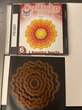 Spellbinders Nestabilities Peony Die Set 6 Dies