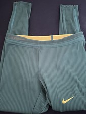 Nike Pro Elite Long Running Tights Green Gold Made In USA Men Sz XL DA3061-343