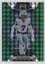 2023 Panini Mosaic Green Mosaic Prizm Trevon Diggs #60 0a21