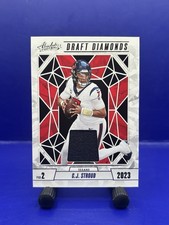 2024 Absolute Football C.J. Stroud Draft Diamonds Jersey Swatch Texans 