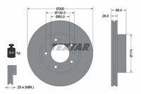 Textar 92203003 Bremsscheibe FüR Ssangyong